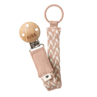 Текстилен клипс за биберон BIBS - Blush/Ivory