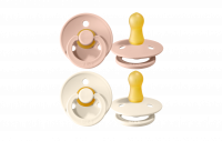 Биберони BIBS, 2бр. – Ivory & Blush, BPA-Free 6-18