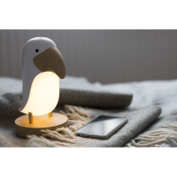 The Bird -  Puffin lamp- white