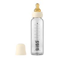 BIBS Baby Glass Bottle Complete Set 225ml Ivory