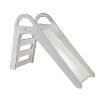 Wooden Slide for Children 87x46cm Indoor, White