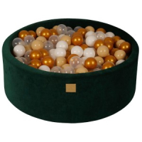 Ball Pit Dark Green with 200 balls VELVET