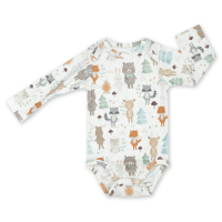 Боди с дълъг ръкав 62см – Woodland