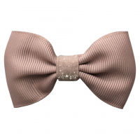 Small Bowtie Bow – Alligator Clip – Carmandy Colored Glitter
