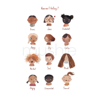 Mushie Feelings Poster 46x61 cm